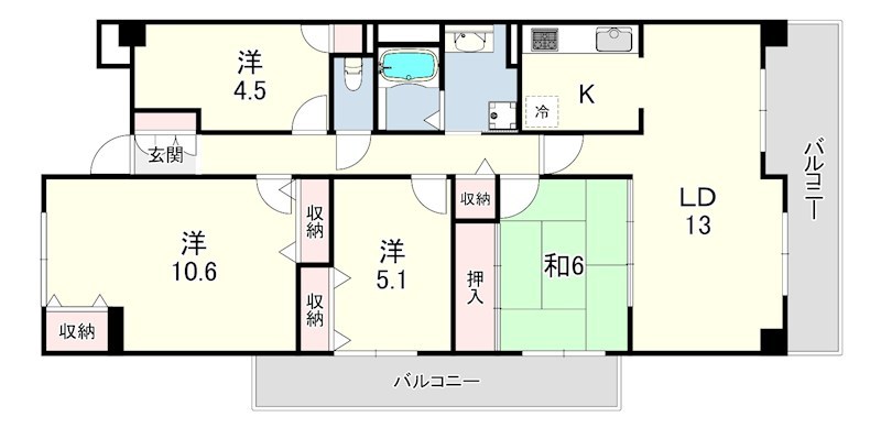 朝霧パークホームズ 間取り