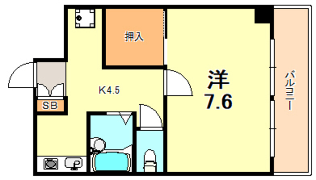 フルール名谷 間取り