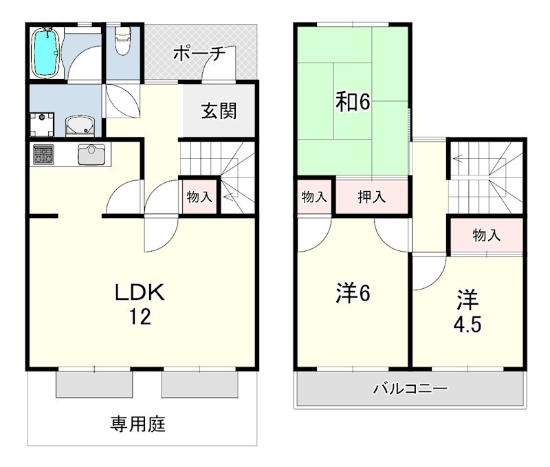 ファニータウン坂口 間取り