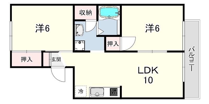 兵庫県明石市二見町東二見 間取り