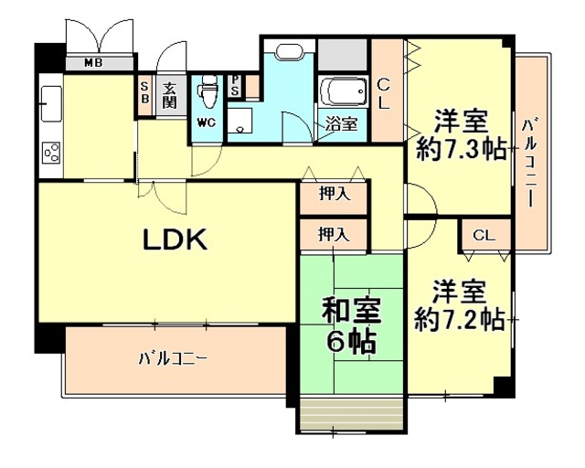 芦屋ガーデン 間取り