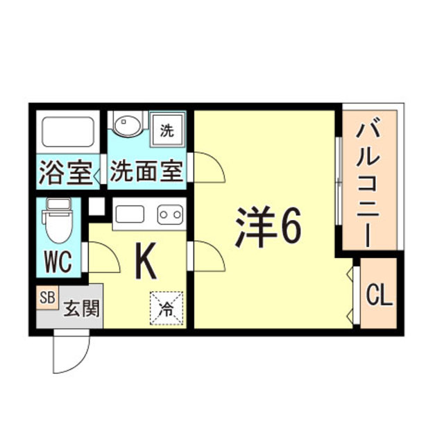ALEGRIA尼崎西 間取り