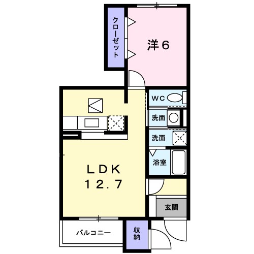 サンフローラMーA 間取り