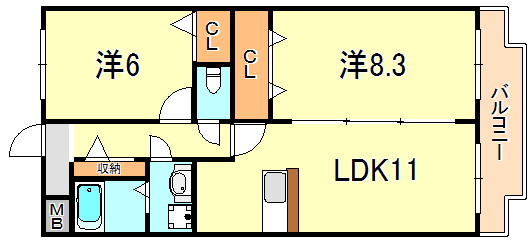 エートルウールー 間取り