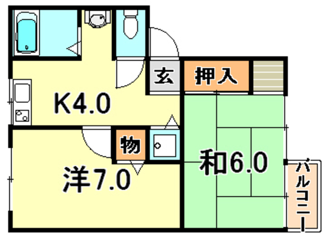 ソファレ菊水 間取り