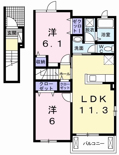 リヴェールコート3 間取り