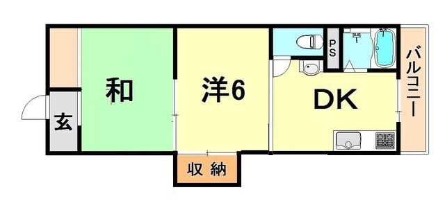 嶋田ハイツ 間取り