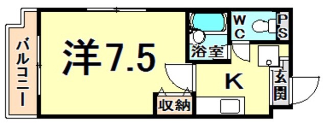 兵庫県西宮市鳴尾町３丁目 間取り