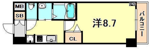 MJC神戸ハーバーウエスト 間取り