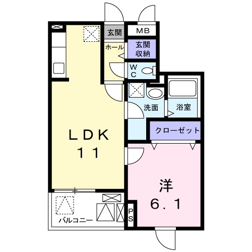 兵庫県明石市小久保６丁目 間取り