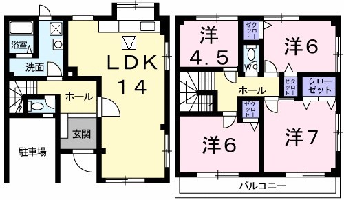 兵庫県神戸市垂水区桃山台５丁目 間取り