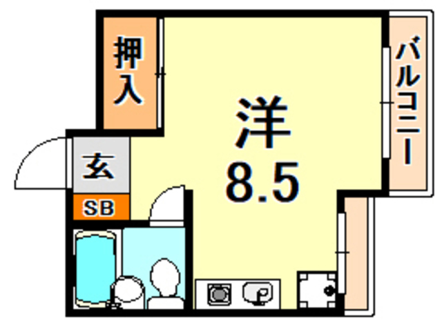 ハイツオークラしのはら 間取り