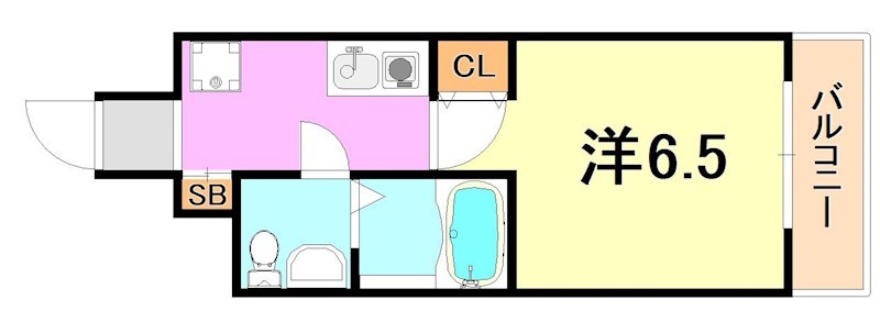 グリーンネス神戸駅前 間取り