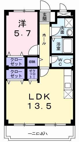 ディアコートK 間取り