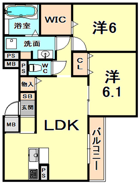 苦楽園COLN 間取り