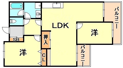 ガーデンハイツ桃山台壱番館 間取り