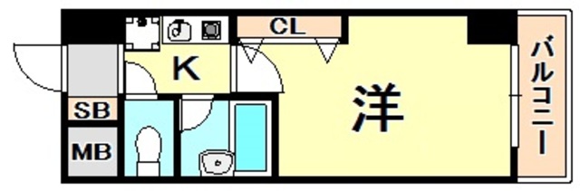 エスリード三宮フラワーロード 間取り