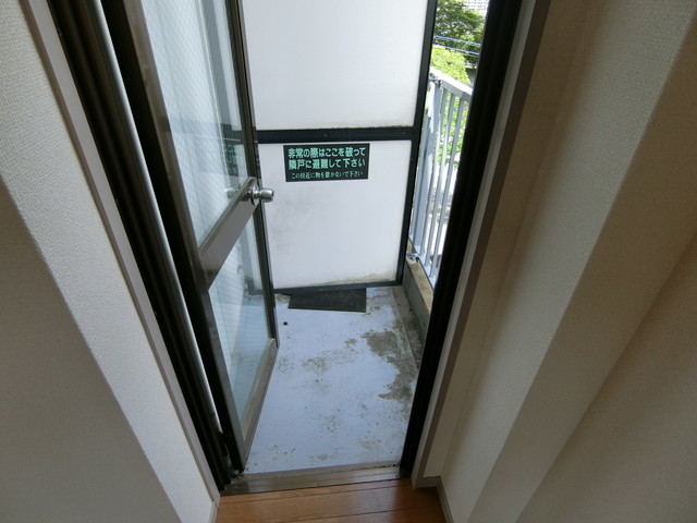 岡松ハイツ ベランダ
