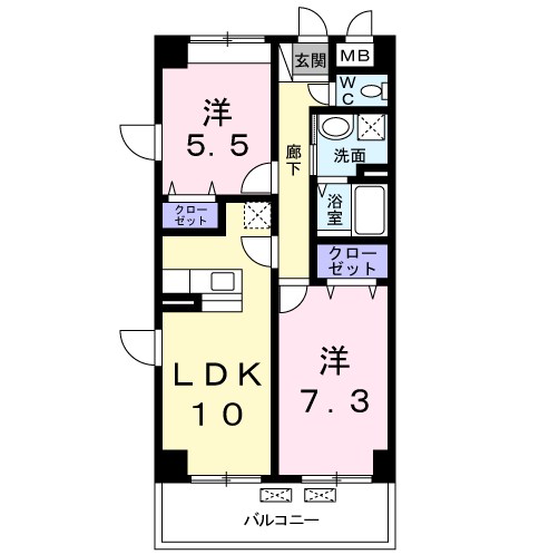 ポラリス参番館 間取り