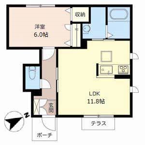 シャーメゾン福田 間取り