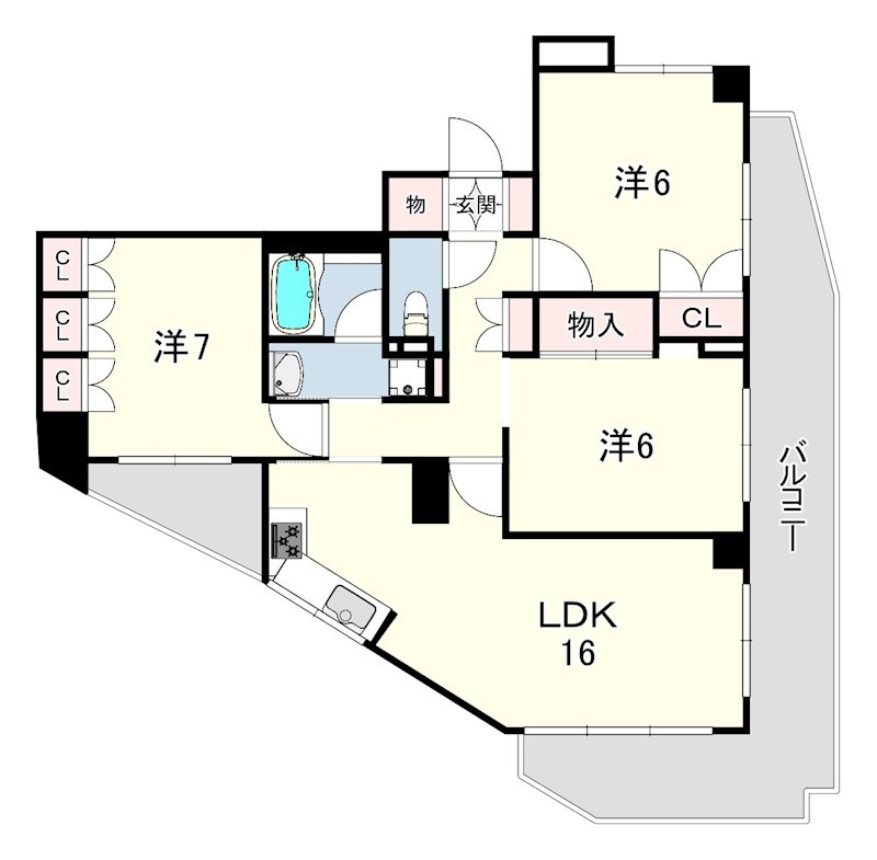 リーベスト芦屋川 間取り
