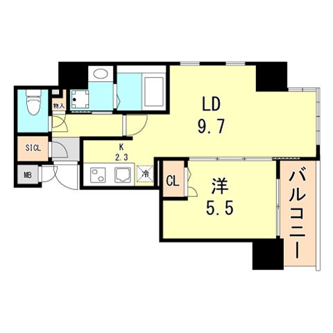 S-RESIDENCE神戸元町 間取り