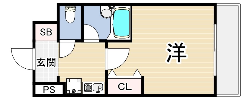 エスリード三宮フラワーロード 間取り