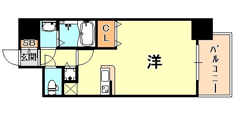 カシータ神戸元町JP 間取り