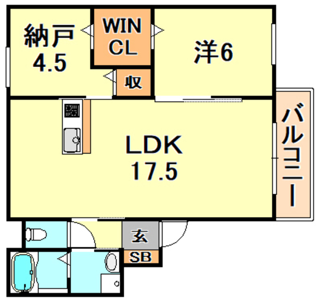 グランデュオ三宮2 間取り