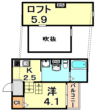 シャイニー西舞子 間取り