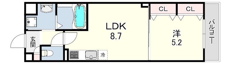 クリエオーレ北伊丹 間取り