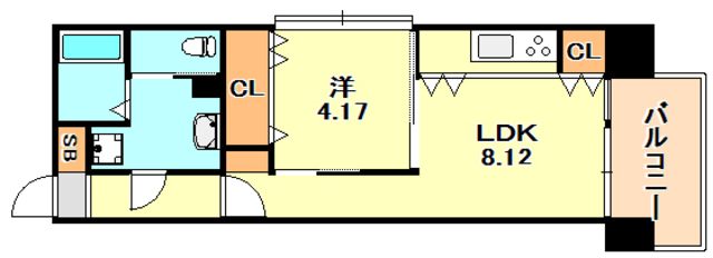 スカイ・シーフロント塩屋 間取り