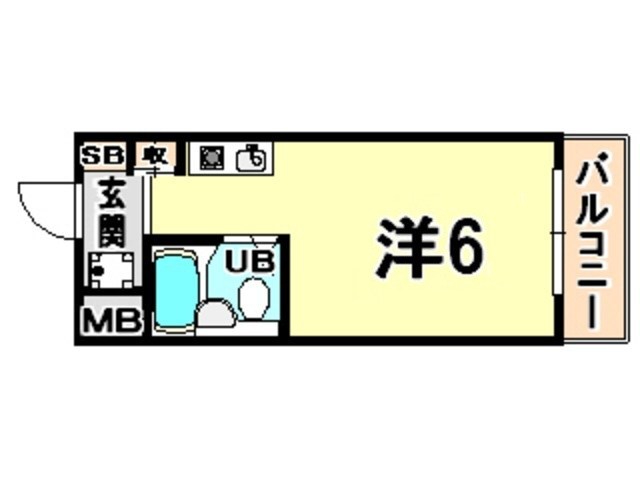 キューブ塚口 間取り