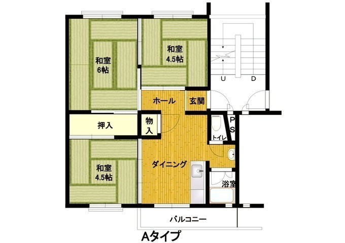 伊丹鴻池 3号棟 間取り