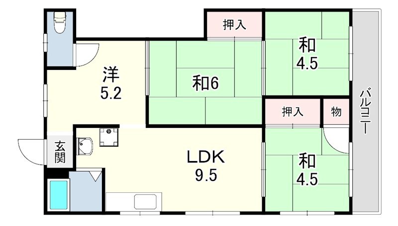 新見荘 間取り