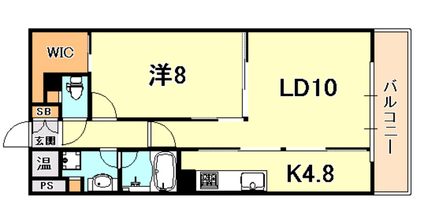 サニープレイス西芦屋 2号館 間取り