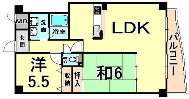 アルコ北園田 間取り