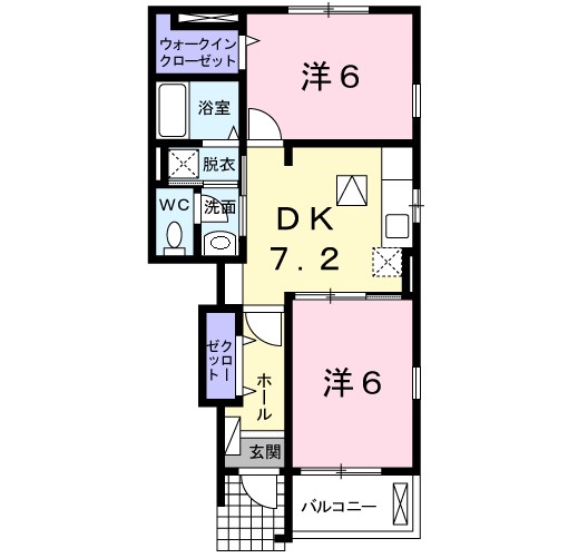 コスモグレイスA 間取り