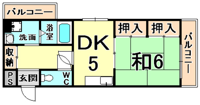 S.FIELD東難波 間取り