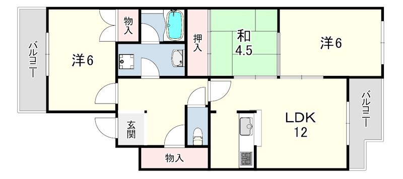 パルピアマンション 間取り