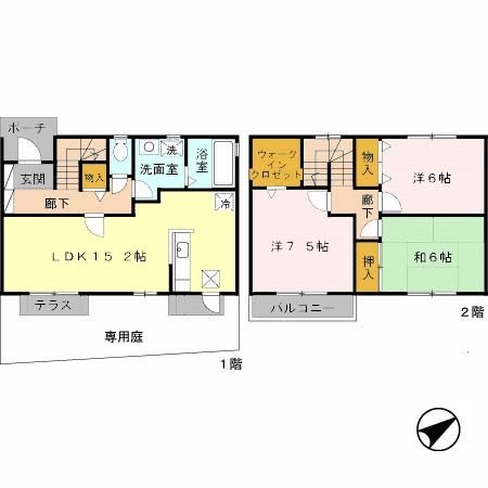 アルスクレスト2 2棟 間取り