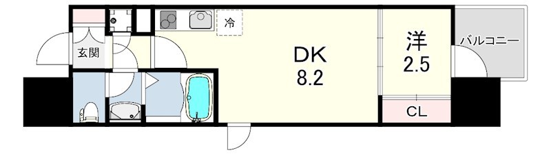 セレニテ神戸駅前アリエ 間取り