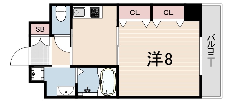 S-FORT神戸小河通 間取り