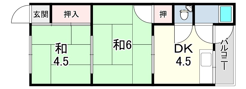 第1松雅荘 間取り