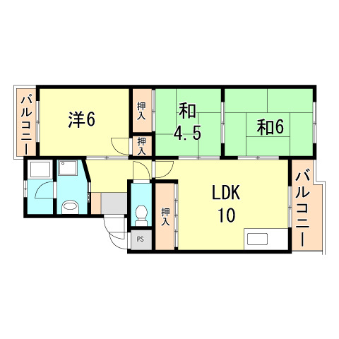 メゾン大津和 間取り