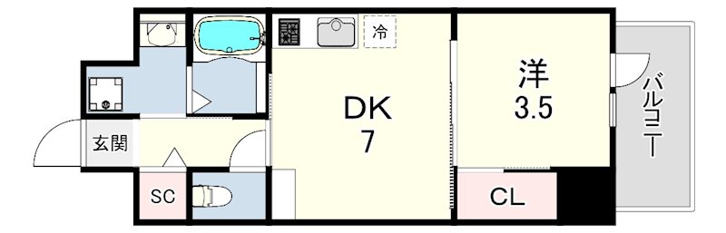 国香通4丁目新築マンション 間取り