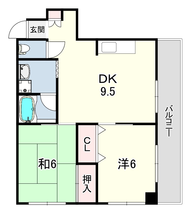 水上マンション 間取り