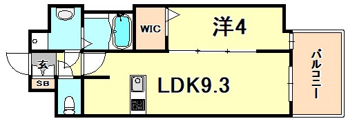 エスライズ神戸三宮山手通壱番館 間取り