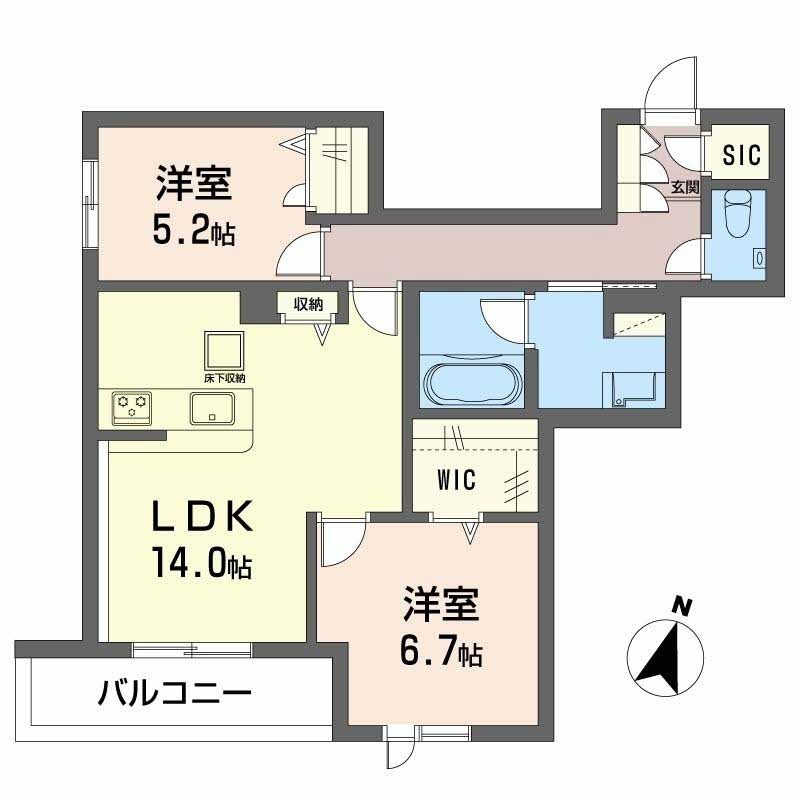 シャーメゾングランデール御影 間取り