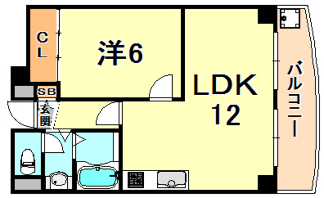 サンパレス21六甲2 間取り